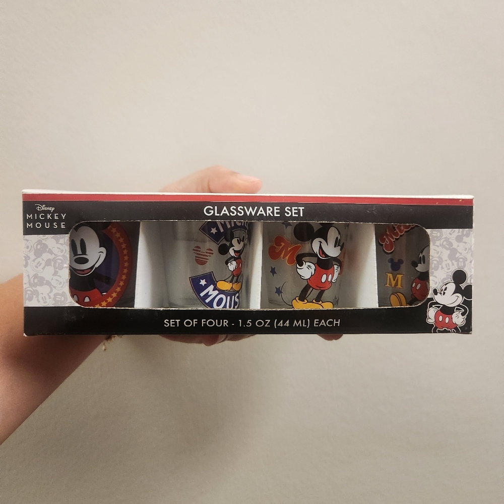 Mickey mouse shot glasess